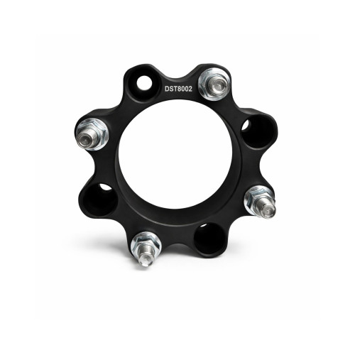 Distantier ATV 40 mm 4x110 centrare 90.2 cu 8 piulite M10x1.25 set 2 bucati aluminiu forjat negru Cod: DST8002