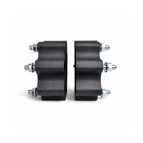 Distantier ATV 60 mm 4x110 centrare 90.2 cu 8 piulite M10x1.25 set 2 bucati aluminiu forjat negru Cod: DST8004