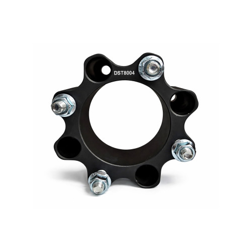 Distantier ATV 60 mm 4x110 centrare 90.2 cu 8 piulite M10x1.25 set 2 bucati aluminiu forjat negru Cod: DST8004