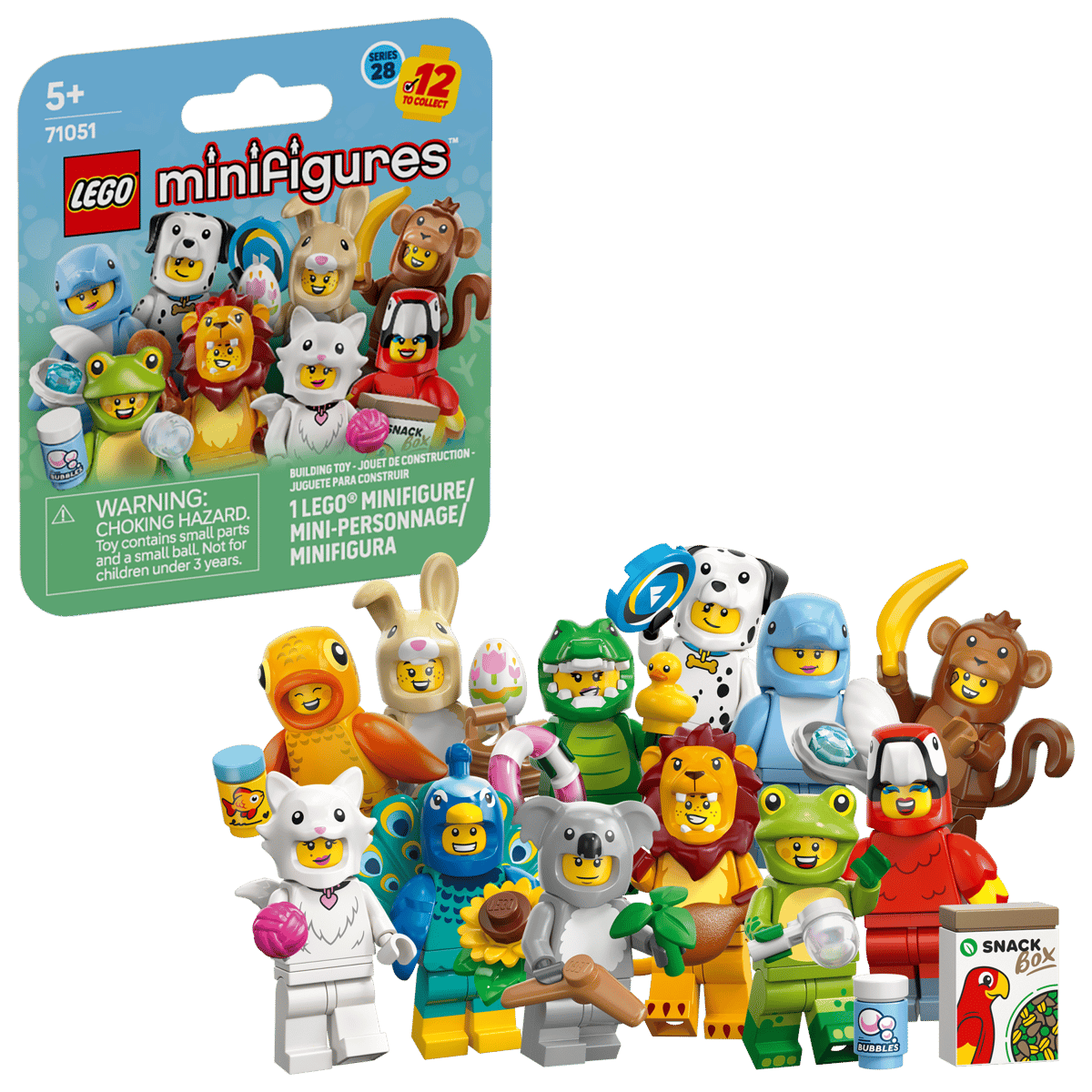 LEGO Minifigurine Animale 71051A, figurină surpriză de colecție