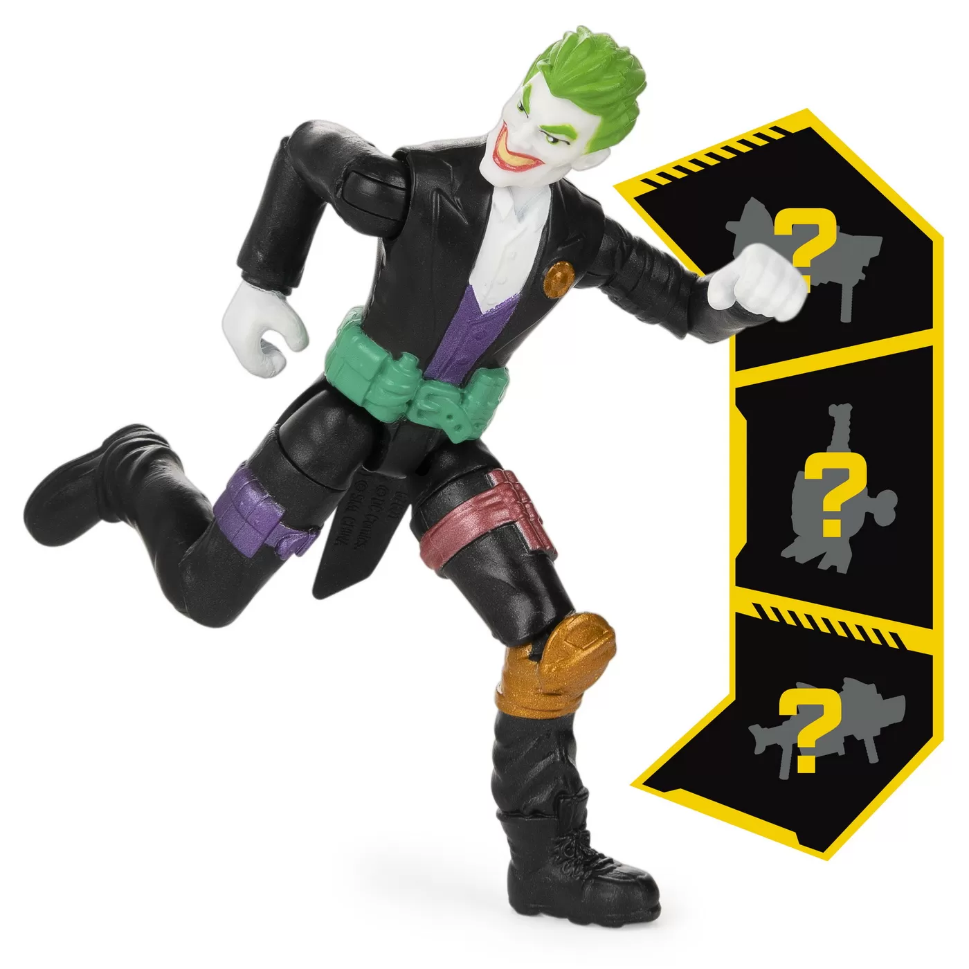 Figurina Joker articulata 10 cm cu 3 accesorii surpriza Spin Master