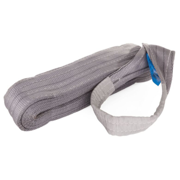 Chingă textilă de ridicare cu urechi 4T, 5 m, gri, 120 mm