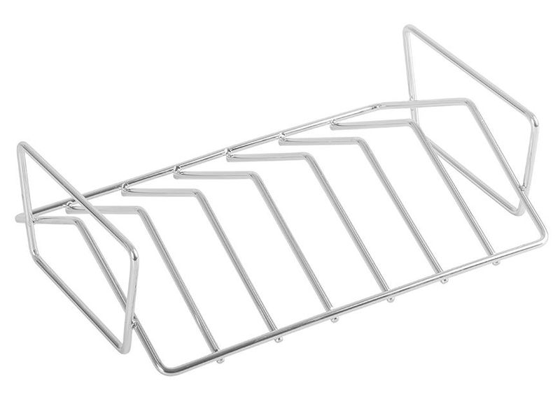 Suport metalic pentru coaste, compatibil cu gratar Kamado Egg 16 inch