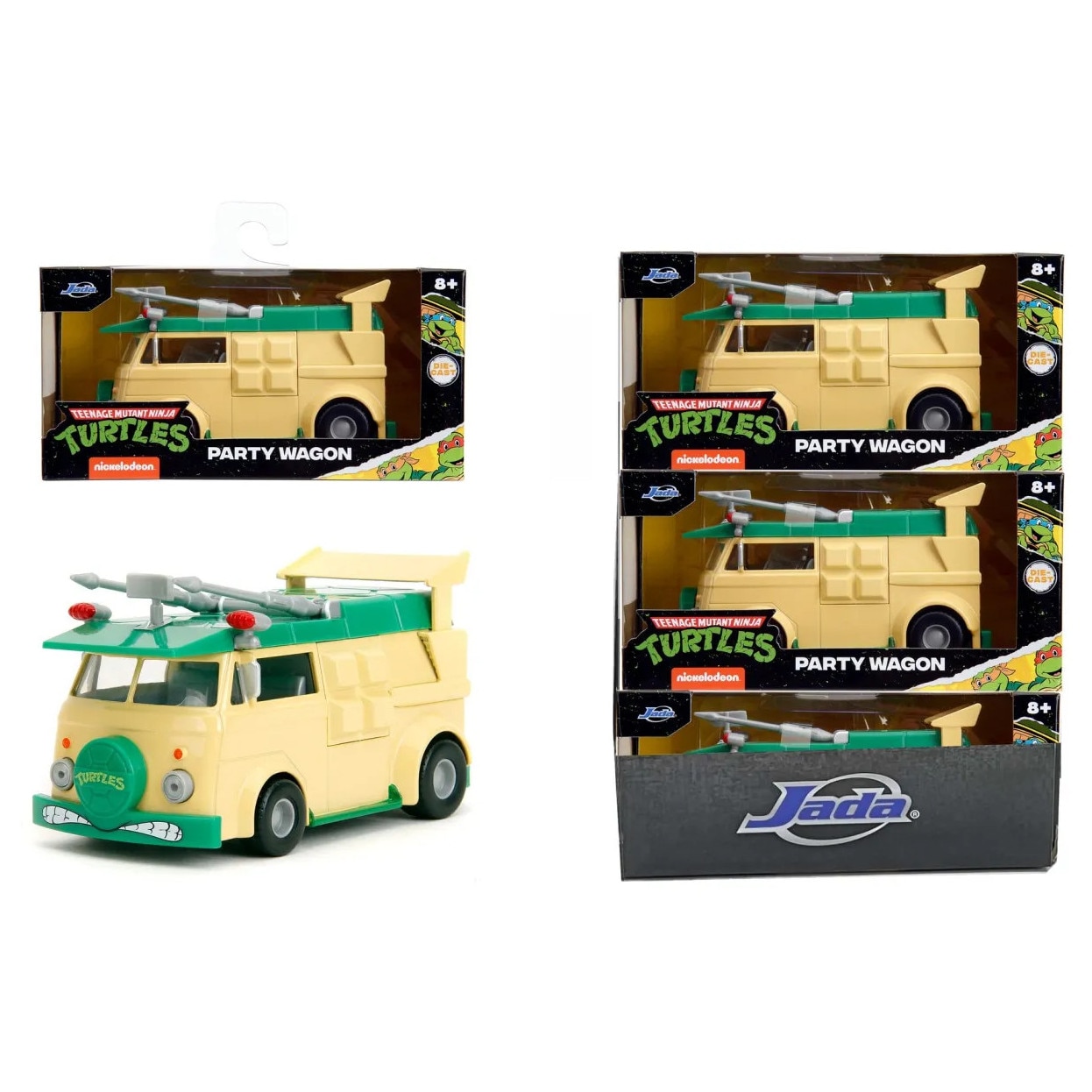 Masinuta metalica TMNT Party Wagon, scara 1:32, Jada