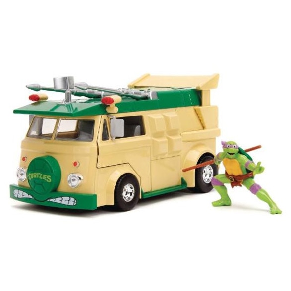 Masinuta metalica TMNT Party Wagon, scara 1:32, Jada