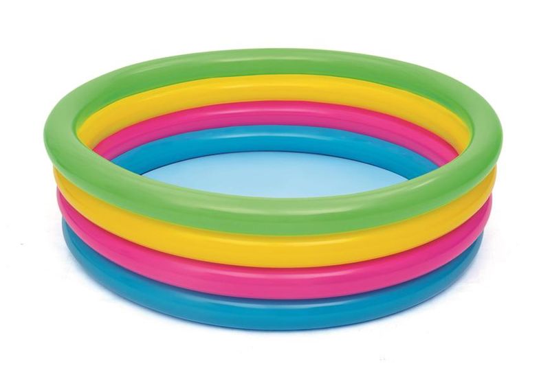 Piscină gonflabilă pentru copii Bestway Rainbow, 157 x 46 cm