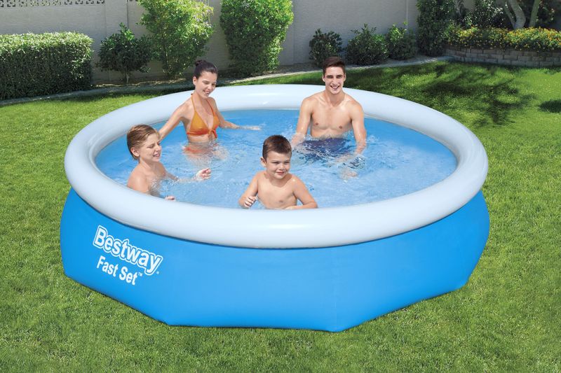 Piscină gonflabilă Bestway Fast Set 305x76 cm cu pompă de filtrare