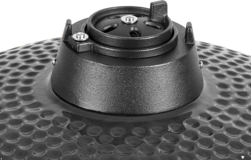 Grătar ceramic Strend Pro Kamado Egg 23 inch, negru, cu termometru