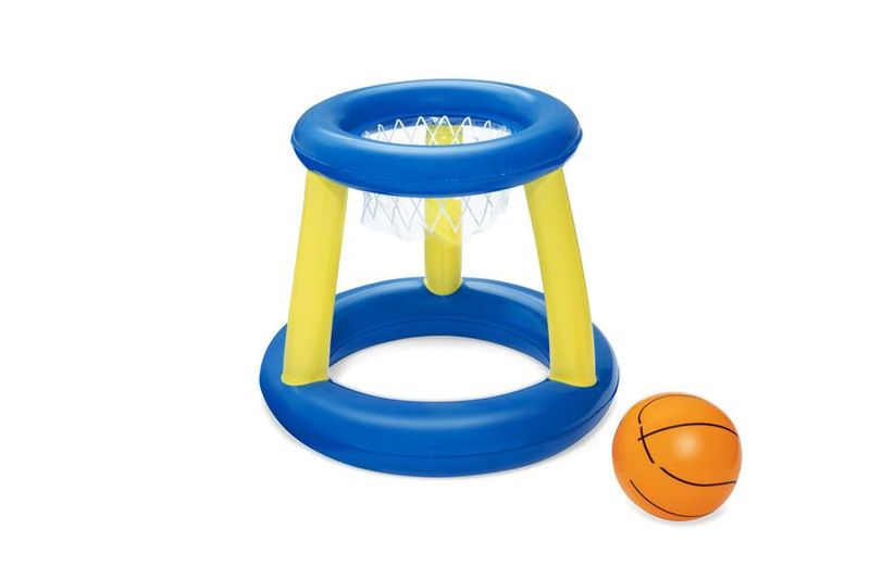 Cos de baschet gonflabil Bestway Splash 'N' Hoop cu minge, 61x61 cm