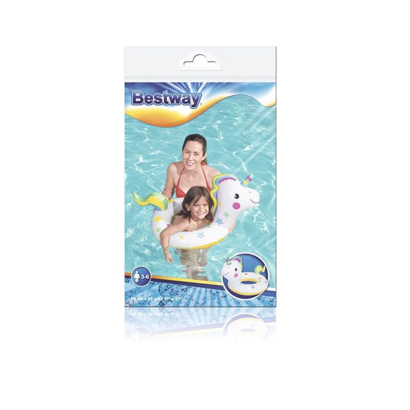 Colac gonflabil pentru copii Bestway, model papagal, pentru apa