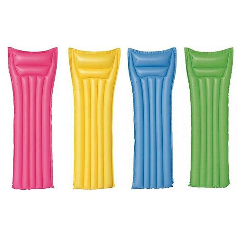 Saltea gonflabilă Bestway pentru apă, cu pernă, mix culori, 183x69 cm