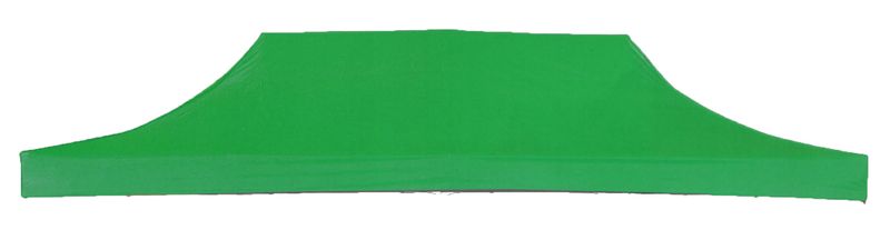 Prelată verde din PVC pentru acoperiș pavilion de grădină Elvis