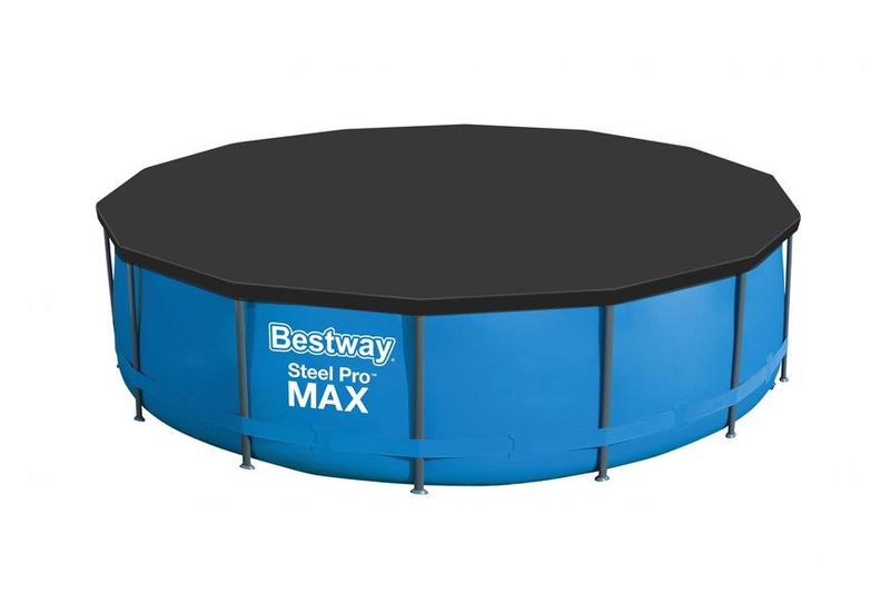 Prelată pentru piscină Bestway FlowClear neagră, 4,27 m