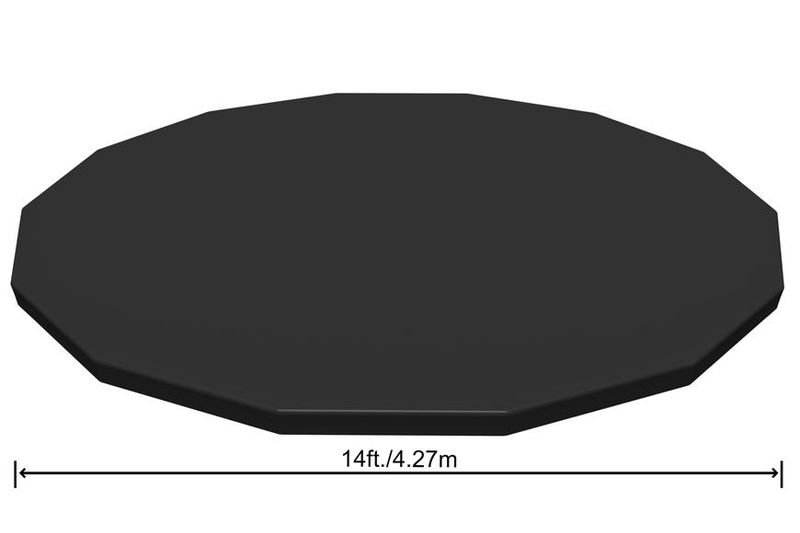 Prelată pentru piscină Bestway FlowClear neagră, 4,27 m