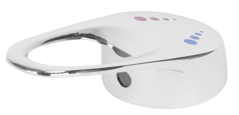 Mâner pentru duș solar de grădină Strend Pro Pool, finisaj cromat