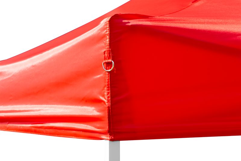 Cort pavilion pliabil FESTIVAL 30, 3x3 m, roșu, profesional, UV