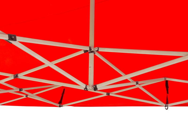 Cort pavilion pliabil FESTIVAL 30, 3x3 m, roșu, profesional, UV