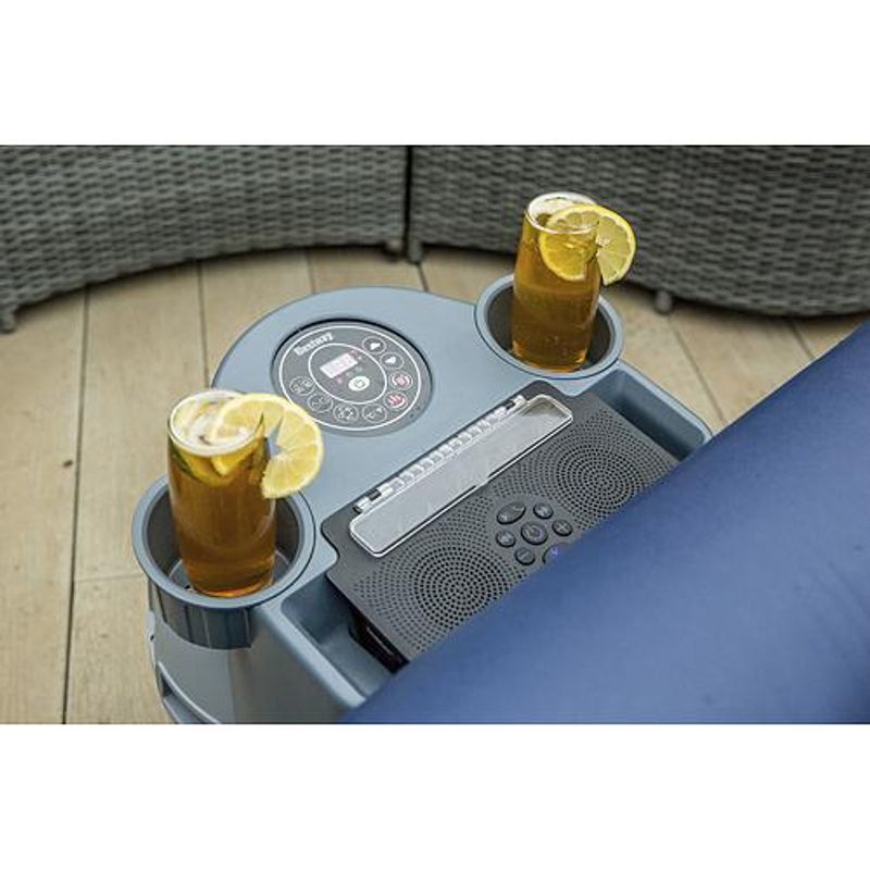 Stație Bestway Lay-Z-Spa AirJet cu Bluetooth și suport pahare