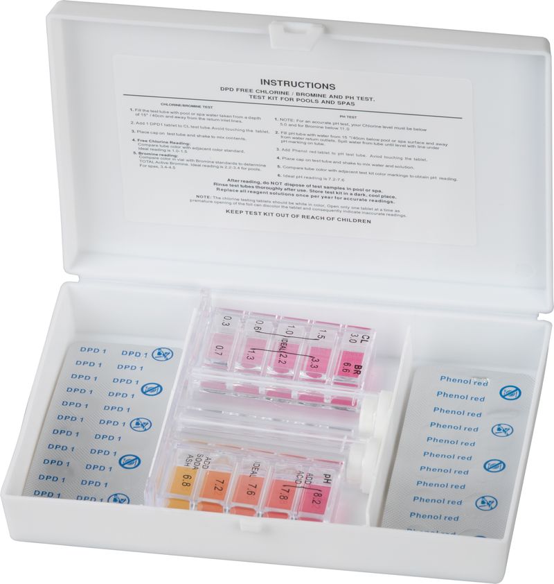 Tester apă piscină Strend Pro cu tablete pentru pH și clor