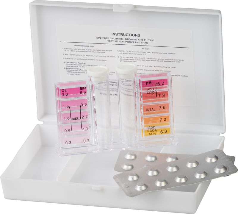 Tester apă piscină Strend Pro cu tablete pentru pH și clor