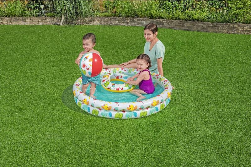 Piscină gonflabilă pentru copii Bestway Play Pool Set 122x20 cm