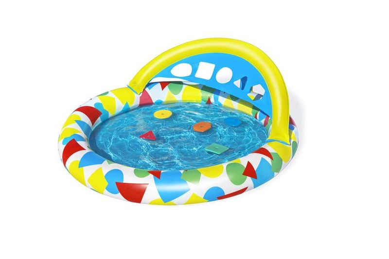 Piscina gonflabila pentru copii Bestway Splash & Learn, 120x117x46 cm