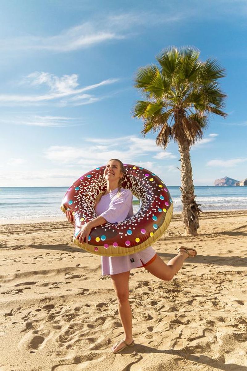 Colac gonflabil Bestway Donut pentru apa, 107 cm, model copii