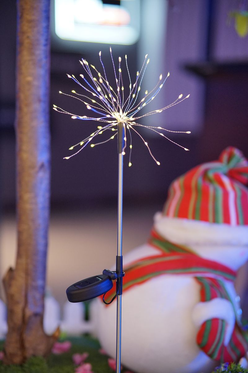 Lampă solară de grădină Strend Pro Garden Solita, 90 LED, 8x6x81 cm