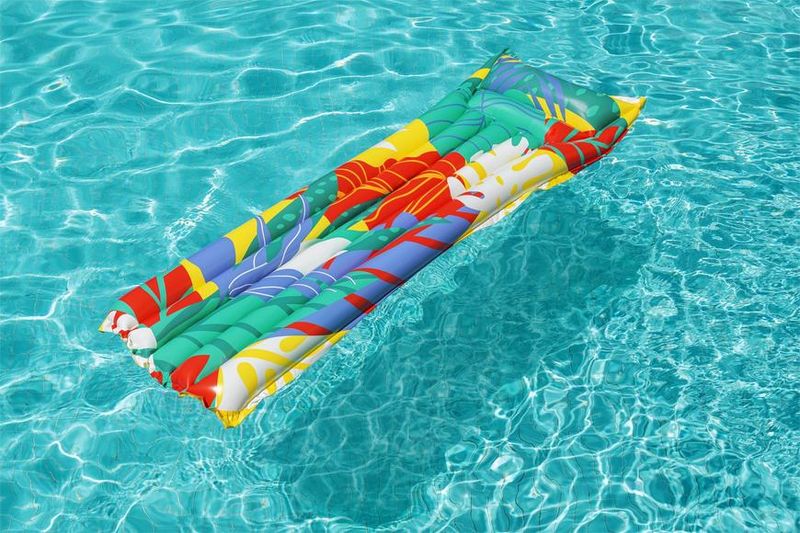 Saltea gonflabilă Bestway Fashion Floating Mat, cu pernă, 183x69 cm