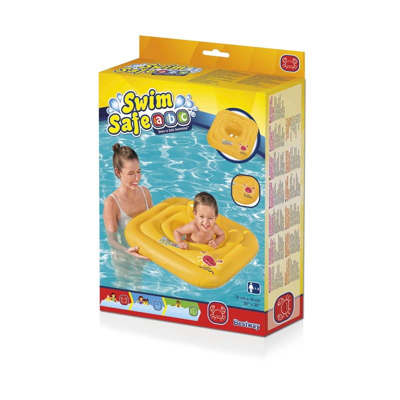 Colac gonflabil copii Bestway Baby Support cu sezut, 76 cm