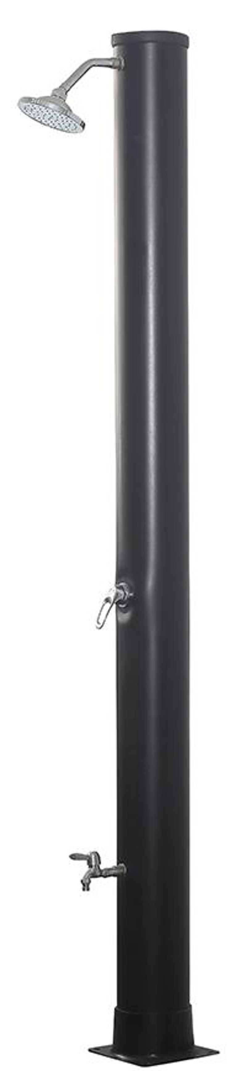 Duș solar de grădină Strend Pro Pool, 38L, cu robinet pentru picioare