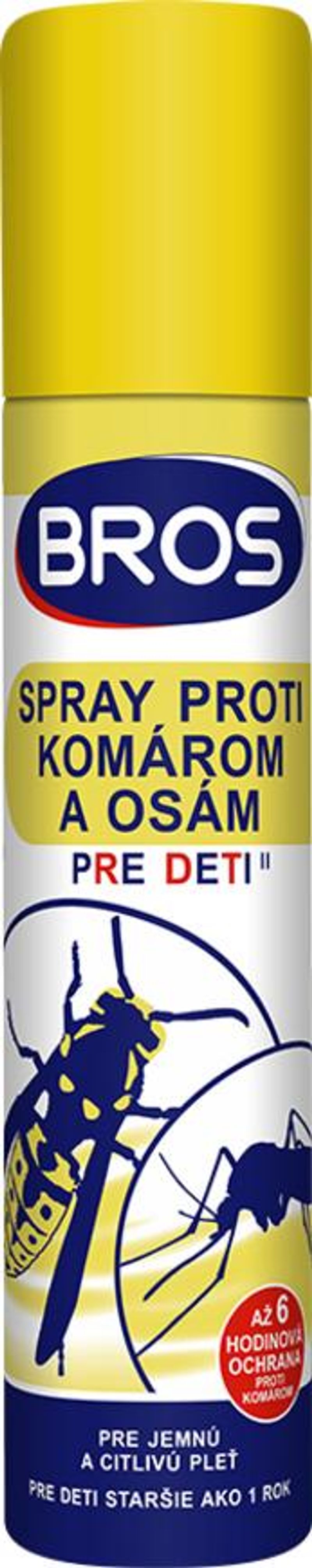 Spray repelent Bros pentru copii impotriva tantarilor si viespilor 90 ml