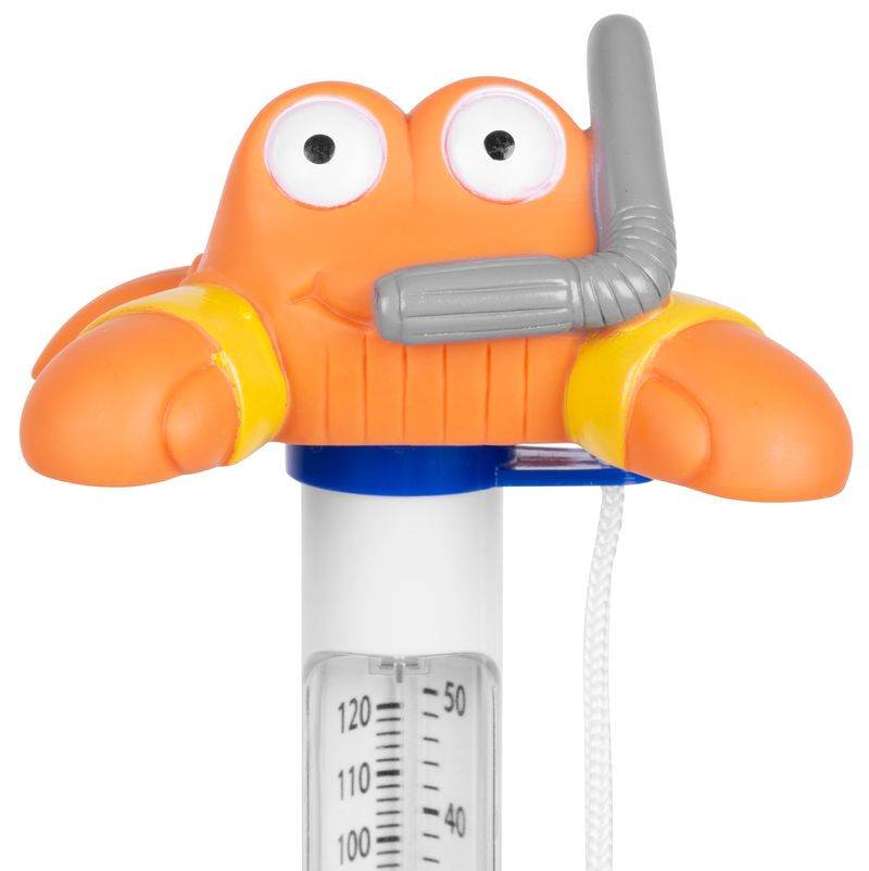 Termometru plutitor pentru piscină Strend Pro Crab, cu afișaj °C/°F