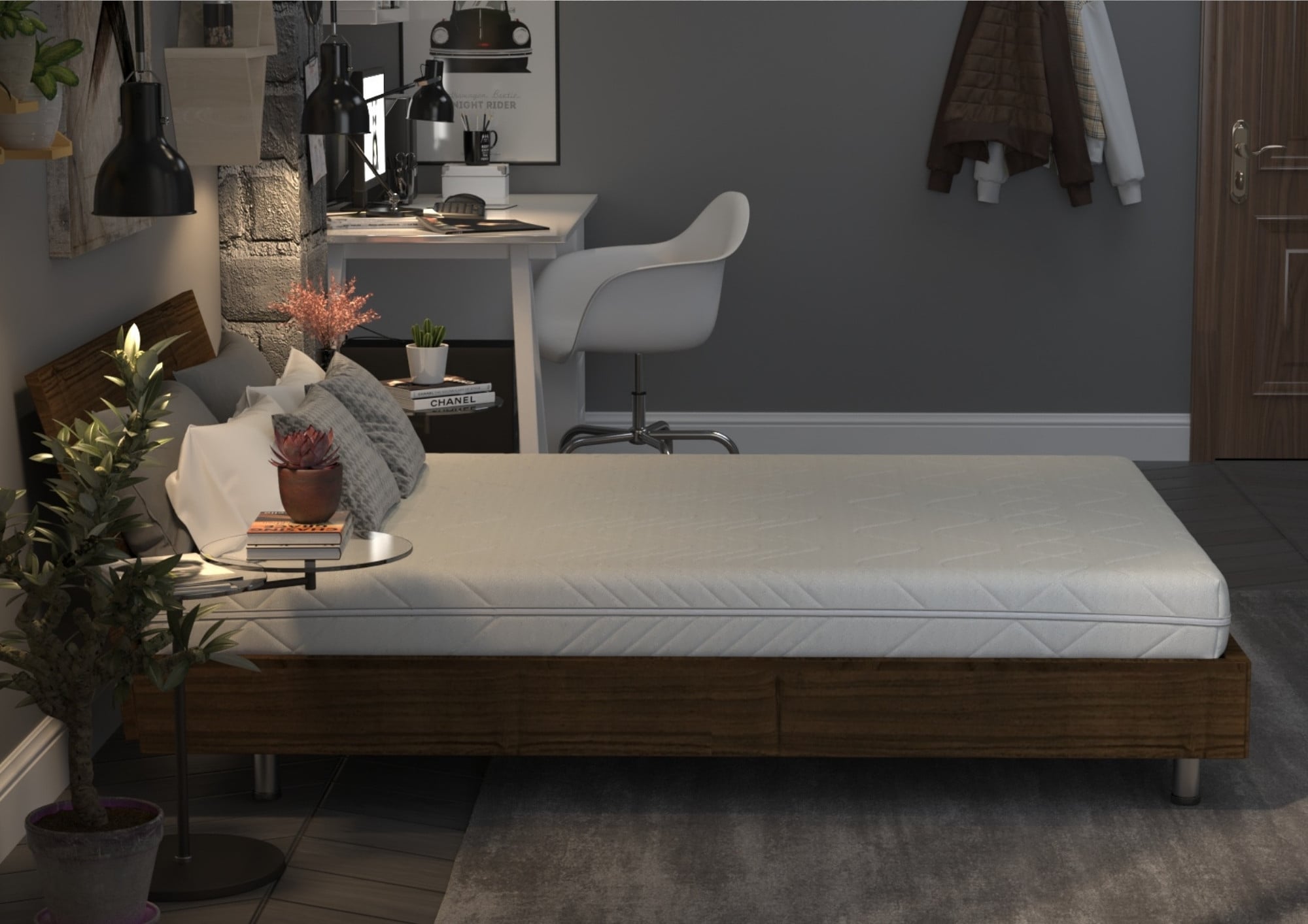 Saltea ortopedica Somnart Optimax 150x190 cm, 18 cm, husa lavabila