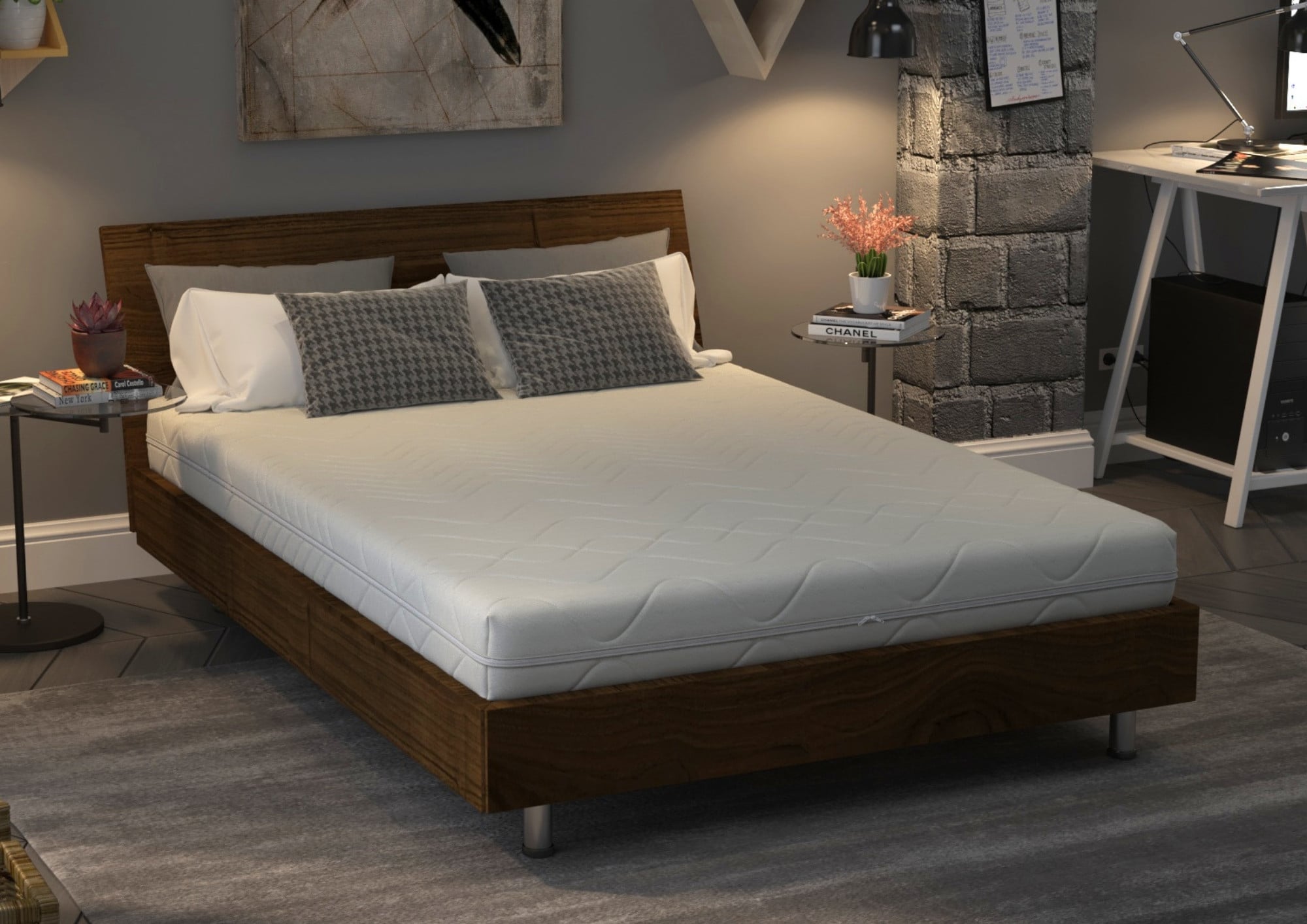 Saltea ortopedică Somnart Optimax 85x195 cm, 18 cm, husă lavabilă