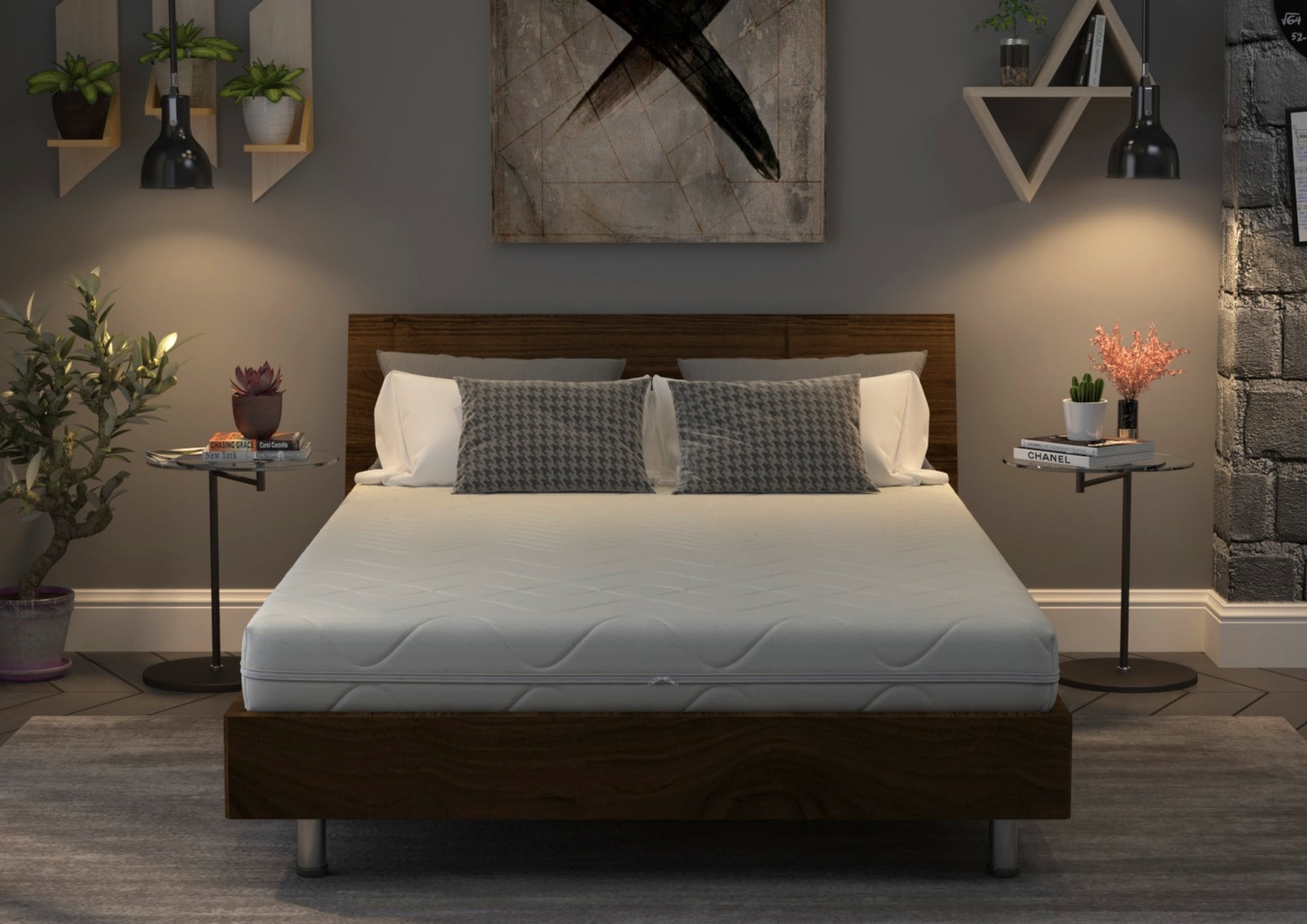 Saltea ortopedică Somnart Optimax 85x195 cm, 18 cm, husă lavabilă