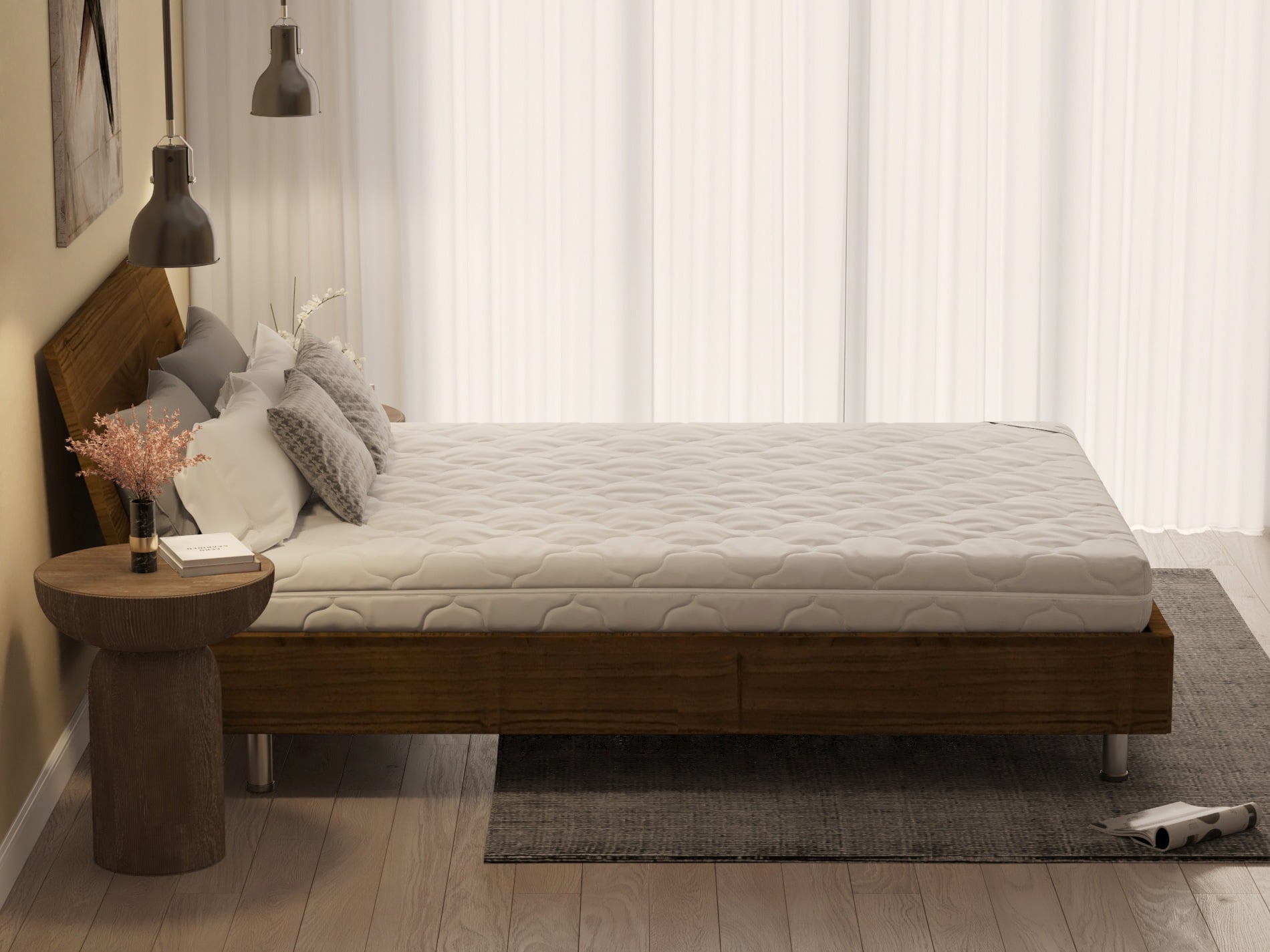 Saltea Somnart HypoallergenicMed 150x190 cm, 16 cm, hipoalergenică