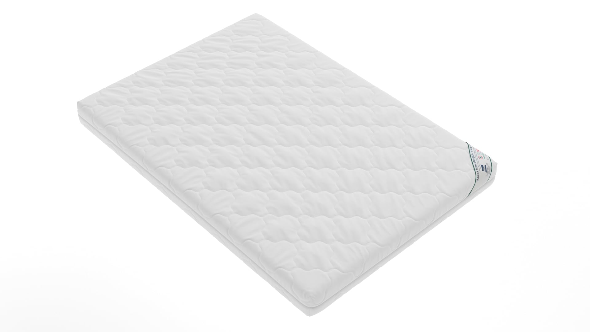 Saltea Somnart HypoallergenicMed 80x190 cm, spumă poliuretanică, 16 cm