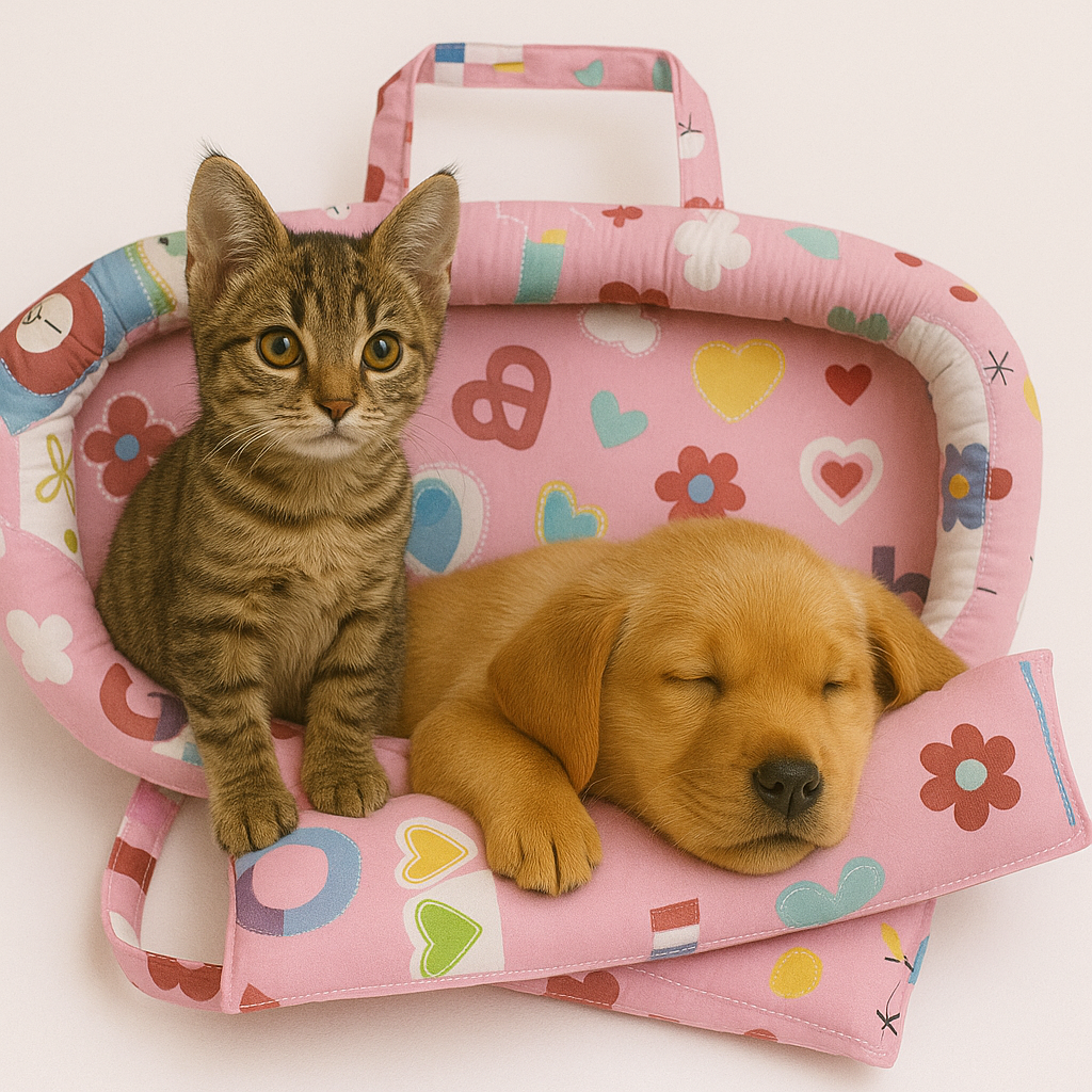 Culcus pentru caini si pisici de talie mica - model Pisicute