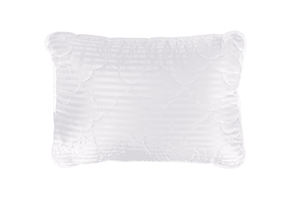 Pernă matlasată din microfibră satinată 50x70 cm, confort mediu