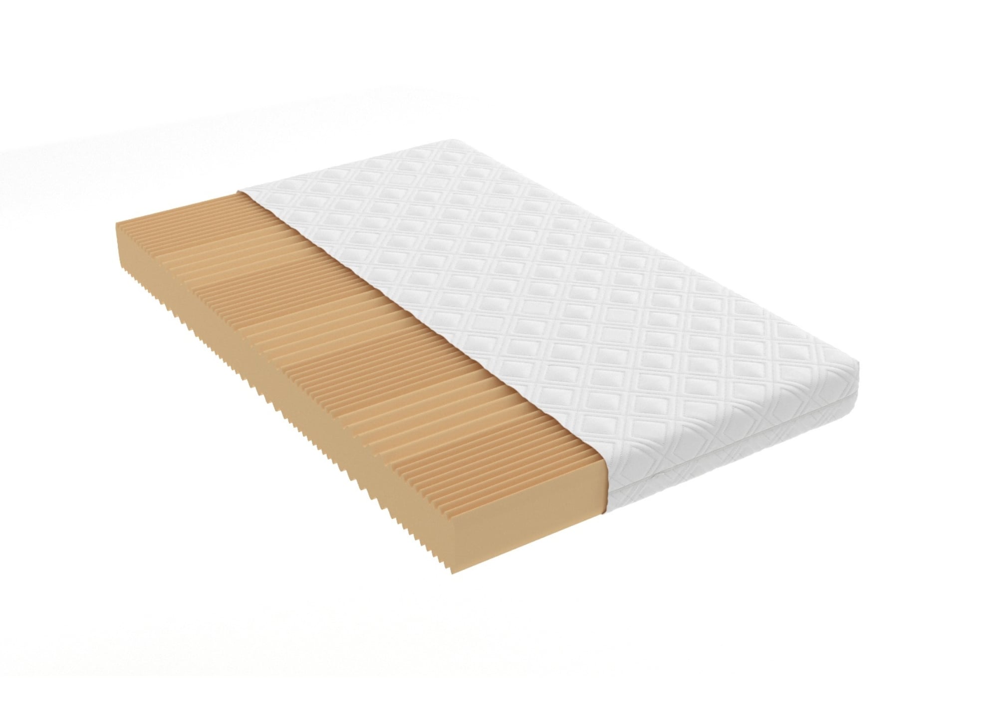 Saltea ortopedică SOMNART 180x200 cm, 17 cm, 7 zone, fermitate medie