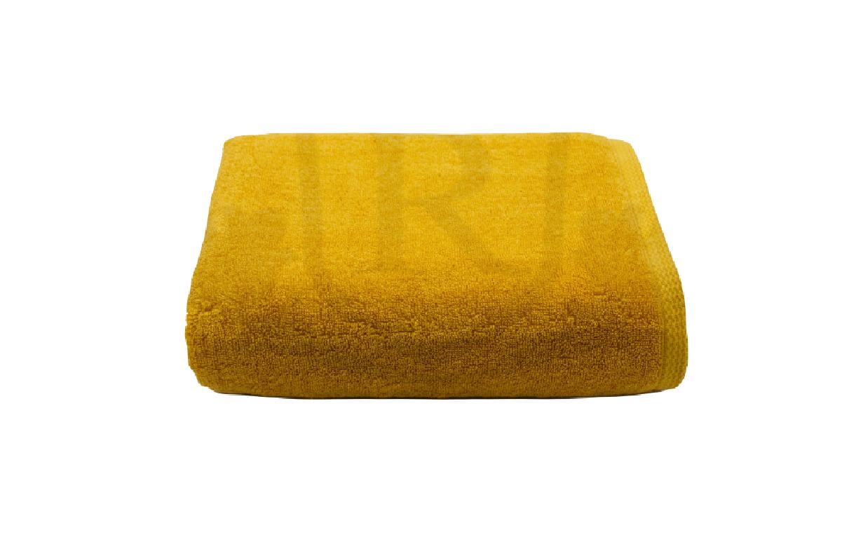 Set 2 prosoape de corp Somnart, bumbac 100%, 600 gsm, 70x140 cm, galben