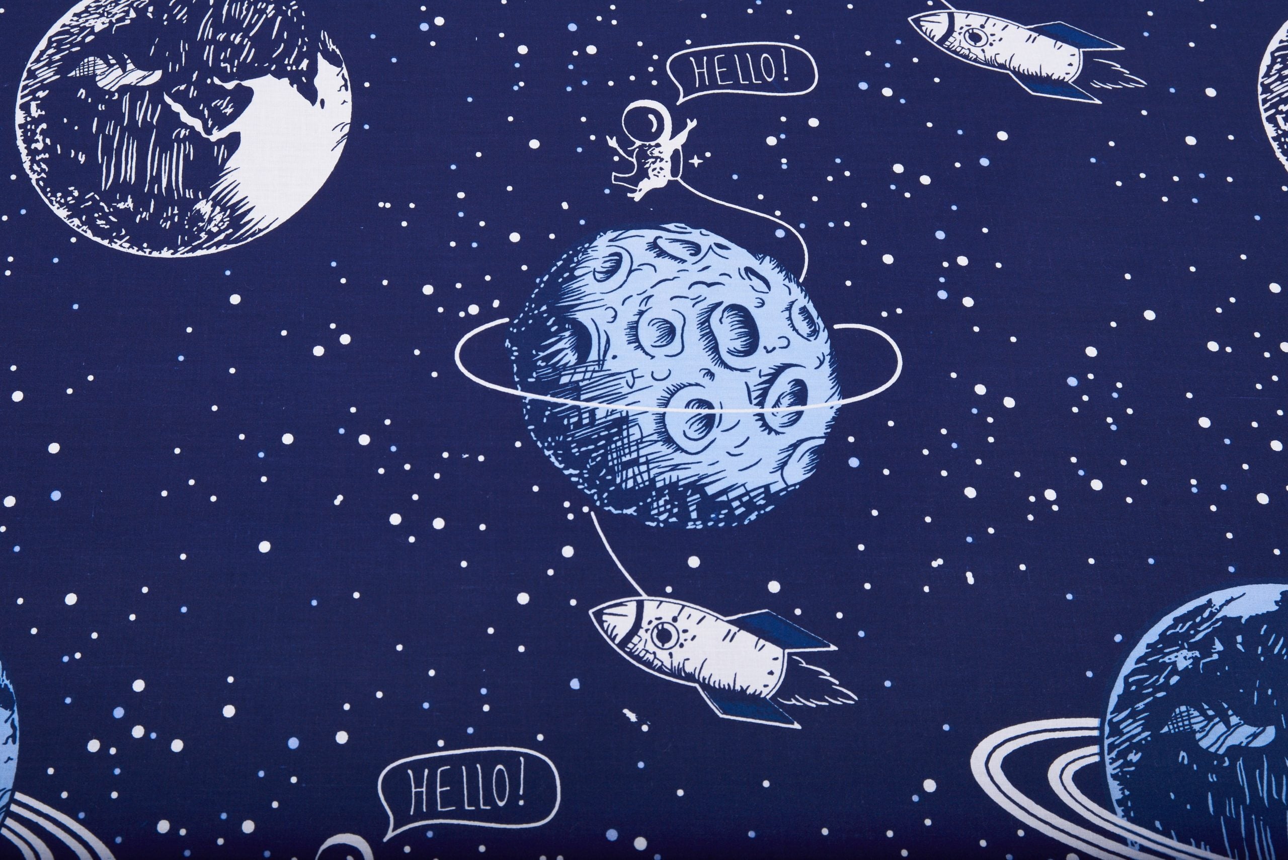 Saltea cu memorie pentru bebelusi si copii Somnart 70x140x10 cm, impermeabila, cosmos