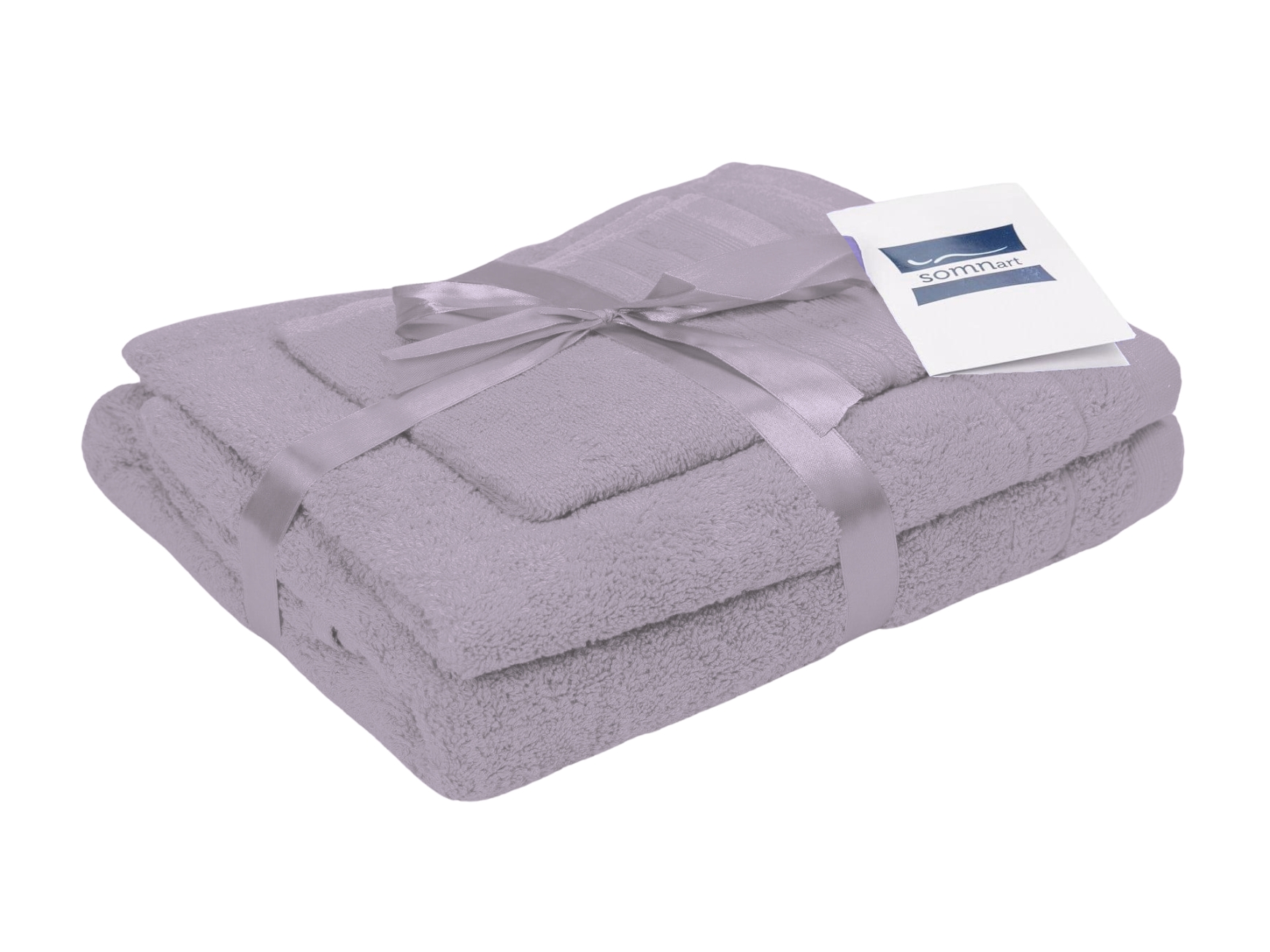Set prosoape din bumbac Somnart 600 GSM, 3 piese, lila