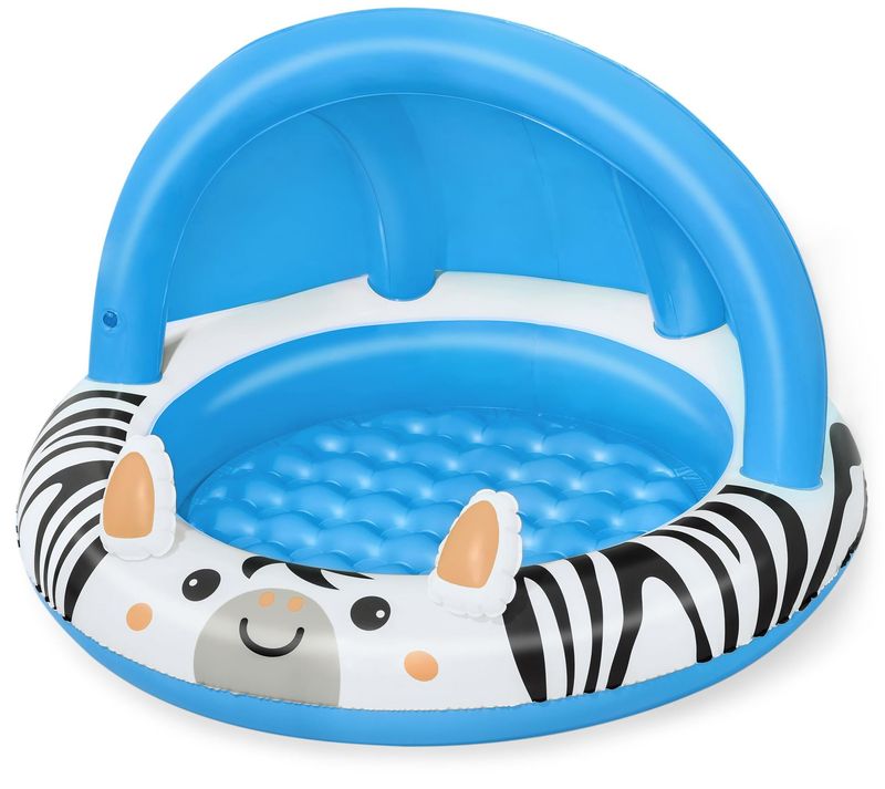 Piscină gonflabilă pentru copii Bestway Safari cu acoperiș, 97x66 cm
