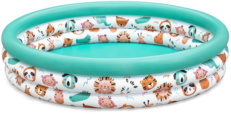 Piscină gonflabilă pentru copii Bestway Safari Pals, 122x25 cm