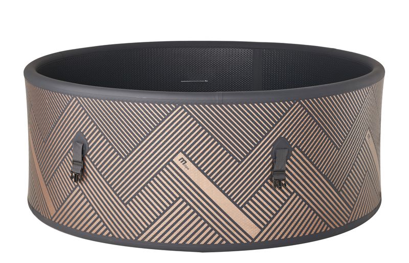 Cadă spa gonflabilă MSpa Mono-Eco cu LED, 8 persoane, 1120 l, 192x65 cm