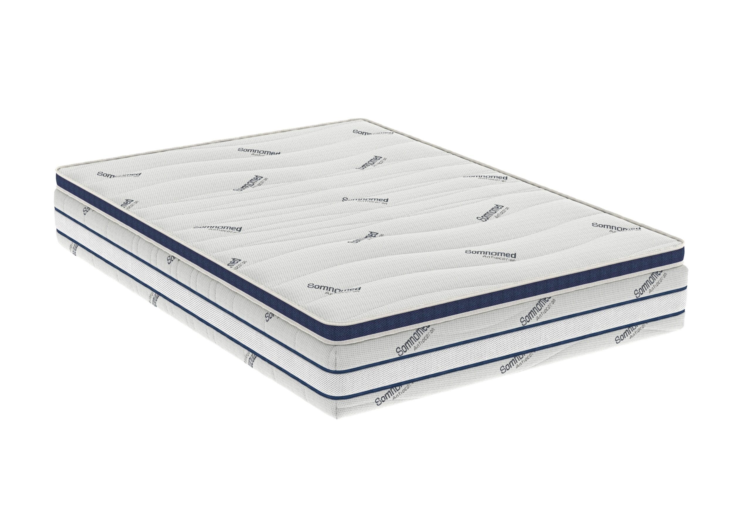 Topper cu memorie 140x200 SomnoMed Antiacarieni, 7 cm, husa lavabila