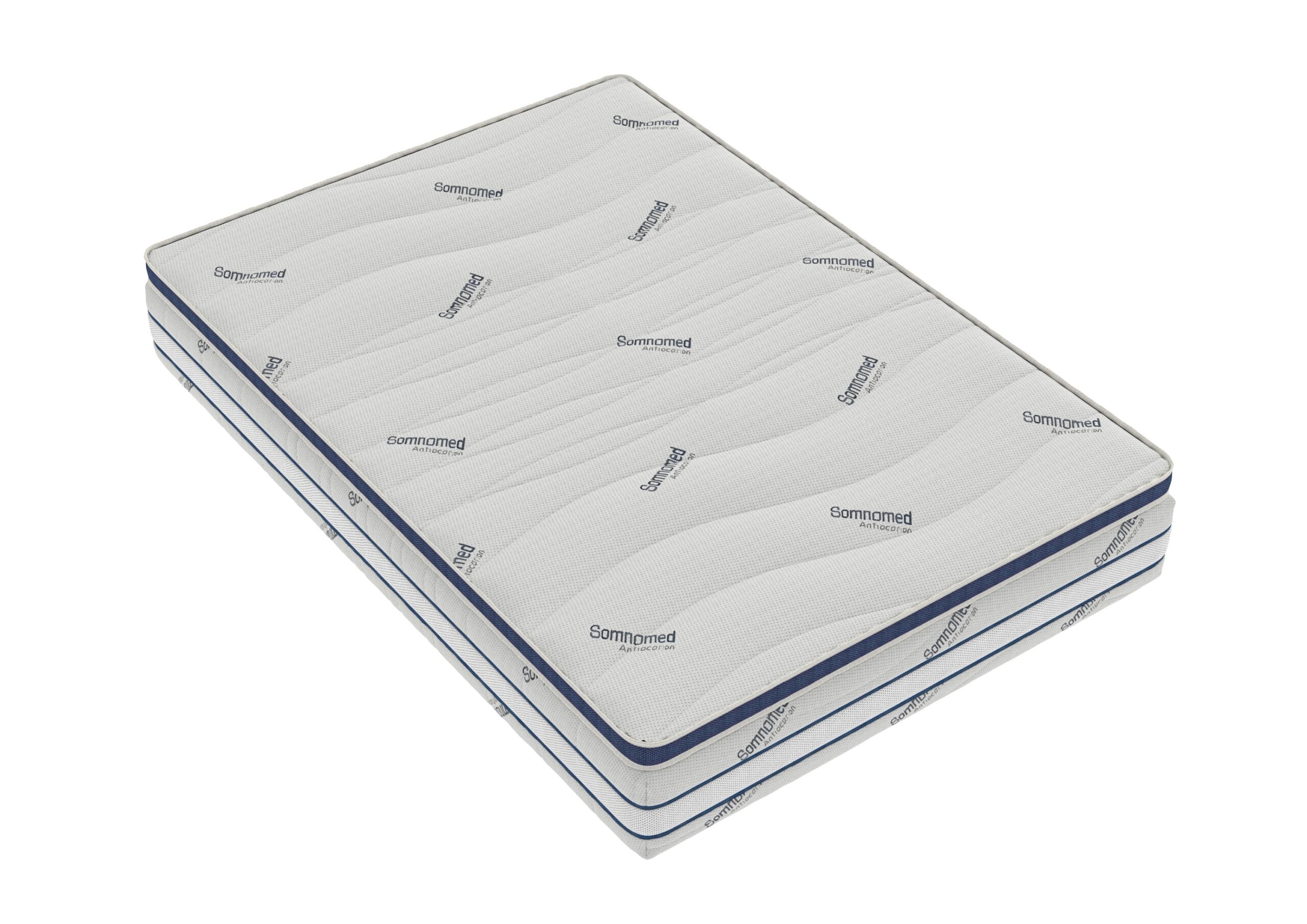 Topper cu memorie 140x200 SomnoMed Antiacarieni, 7 cm, husa lavabila