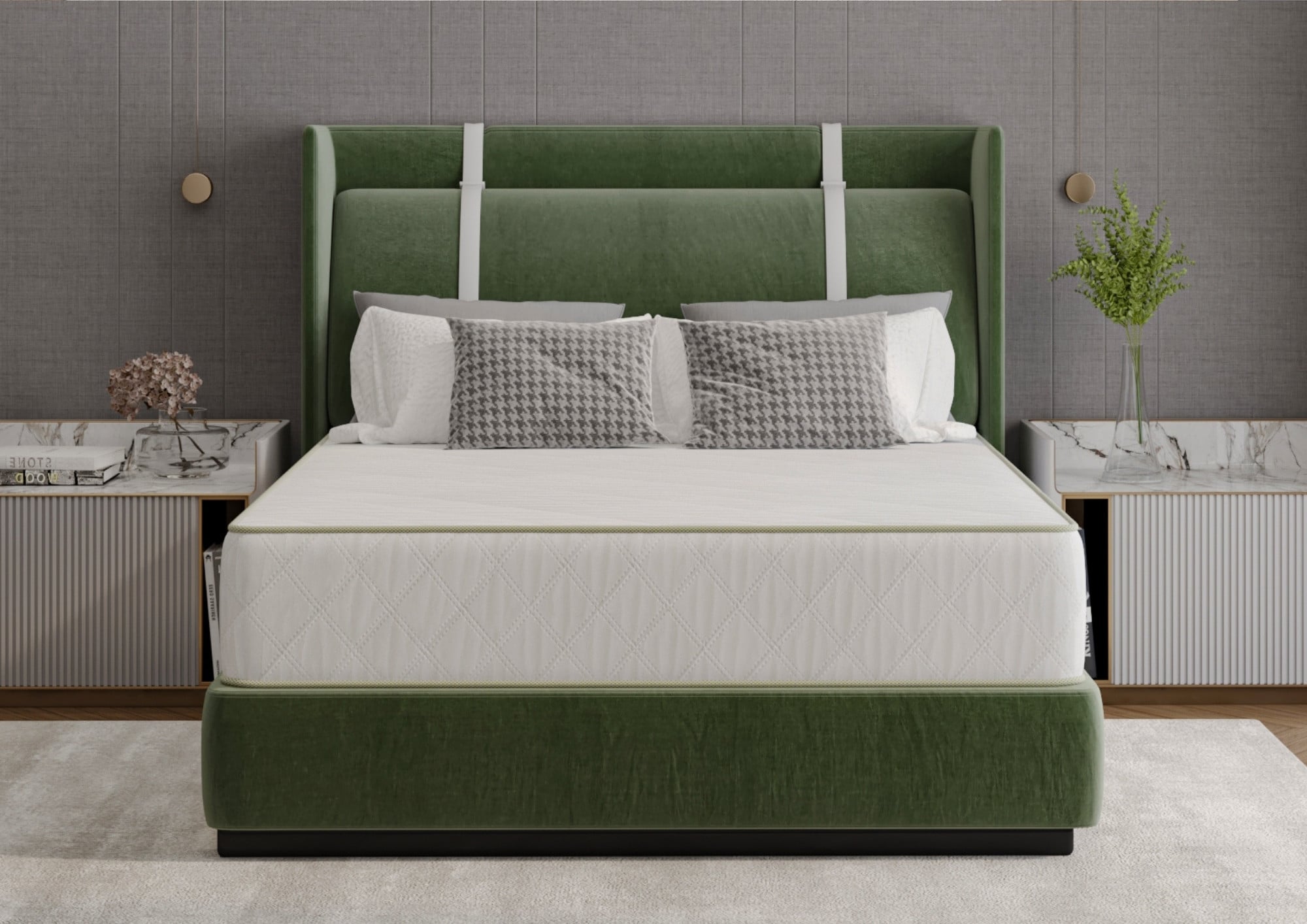 Saltea ortopedică cu arcuri SomnART LETTO 180x200 cm, 22 cm